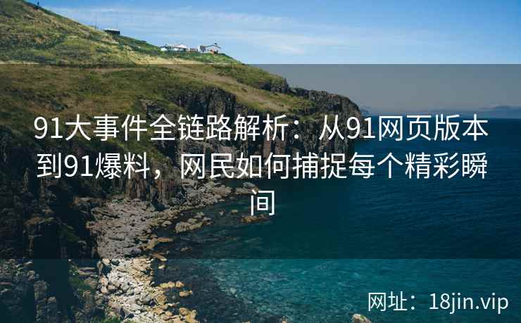 91大事件全链路解析：从91网页版本到91爆料，网民如何捕捉每个精彩瞬间